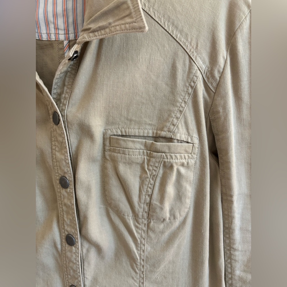 Peruvian Connection Tan Utility Jacket - image 6